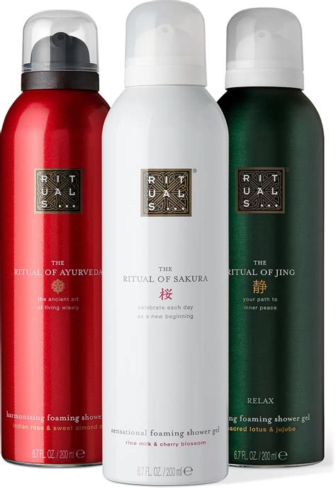 rituals shower foam.